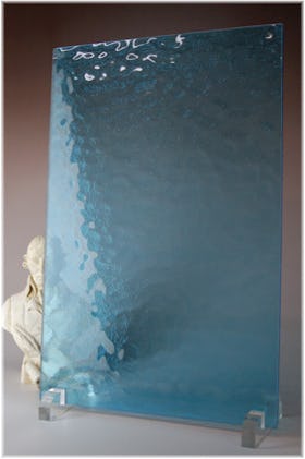 キャセドラルMIN（ライトブルー） A4サイズガラス