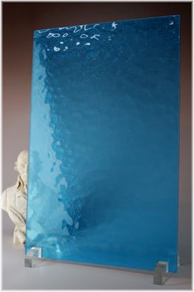 キャセドラルMIN（ブルー） A4サイズガラス