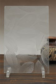 昭和型板ガラス - リーフ