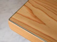 ガラスのカット・加工 - コーナーR加工:サイズイメージ R5ミリの場合