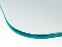 ガラスのカット・加工 - コーナーR加工