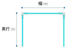 コの字型(平面図)