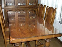 ガラスのカット・加工 - コーナーR加工:製作例 テーブルの天板ガラス